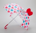 kids umbrellas red heart