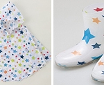 kids rain boots and kids umbrellas white star