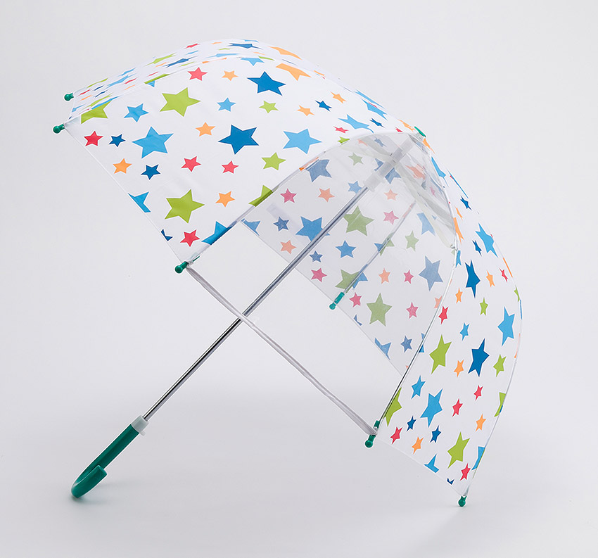 kids umbrellas white star